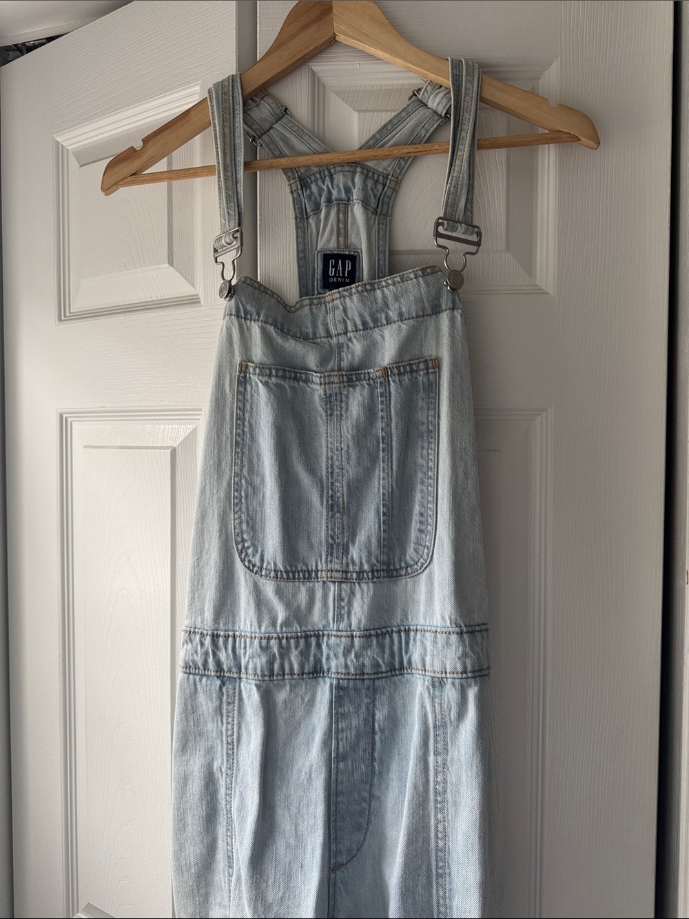 GAP Light Wash Denim Overalls